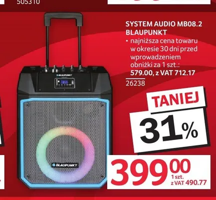 System audio Blaupunkt MB08,2 promocja w Selgros