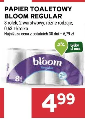 Papier toaletowy Bloom Regular promocja w Stokrotka