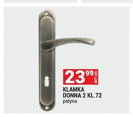 Klamka Donna 2 kl.72 patyna promocja w Merkury Market