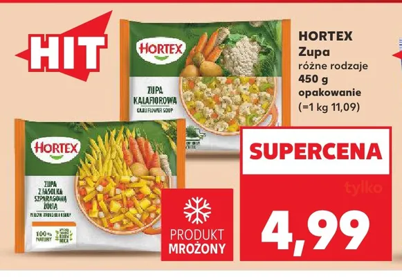 Zupa z fasolką szparagową żółtą Hortex promocja w Kaufland