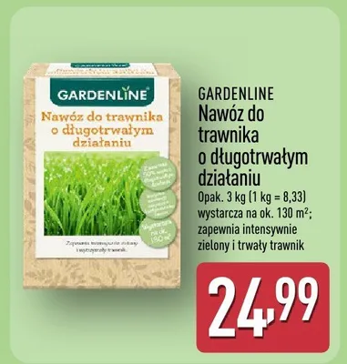 Nawóz do trawnika o długotrwałym działaniu promocja w Aldi
