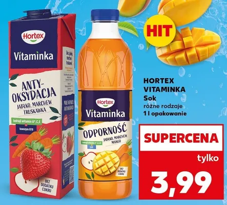 Sok Vitaminka różne rodzaje promocja w Kaufland