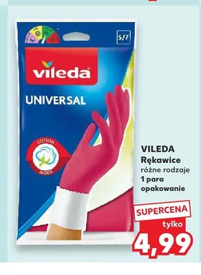 Rękawice uniwersalne Vileda Universal promocja w Kaufland
