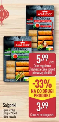 Sajgonki z warzywami Asia Cook promocja w Aldi