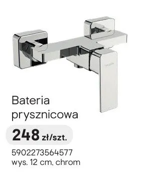 Bateria prysznicowa Valvex Harris wys. 12 cm chrom promocja w Castorama