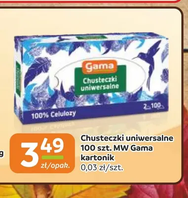 Chusteczki uniwersalne MW Gama promocja w Gama