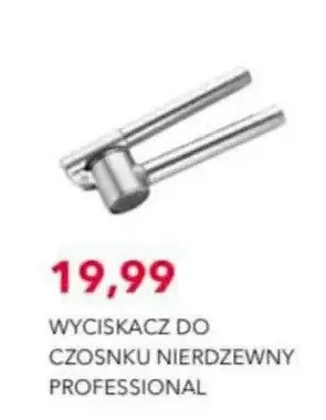 Wyciskacz do czosnku nierdzewny Professional promocja w Nela
