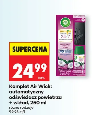 Komplet: automatyczny odświeżacz powietrza + wkład promocja w Biedronka