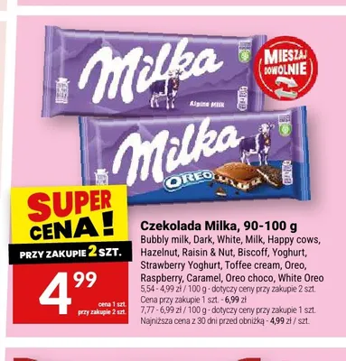 Czekolada Milka Oreo choco promocja w Twój Market