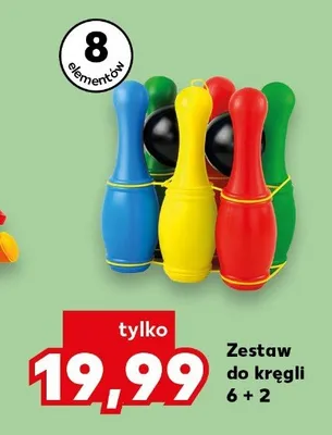 Zestaw do kręgli 6 + 2 promocja w Kaufland