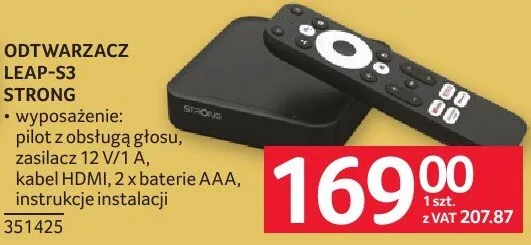 Odtwarzacz LEAP-S3 STRONG promocja w Selgros