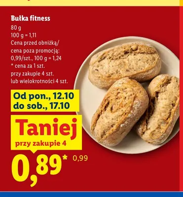 Bułka fitness promocja w Lidl