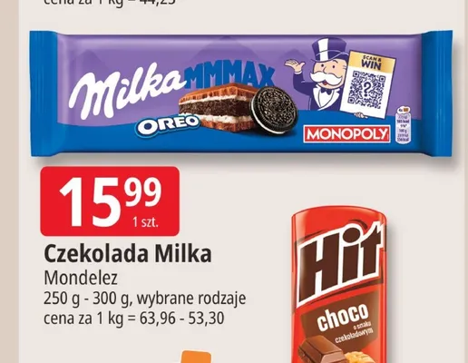 Czekolada Milka MMMAX promocja w Leclerc