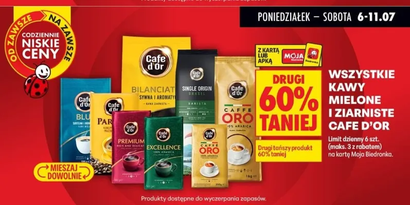 Kawa mielona Cafe d'Or Parana promocja w Biedronka