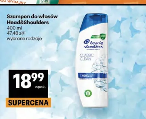 Szampon do włosów Head&Shoulders Classic Clean promocja w Delikatesy Centrum