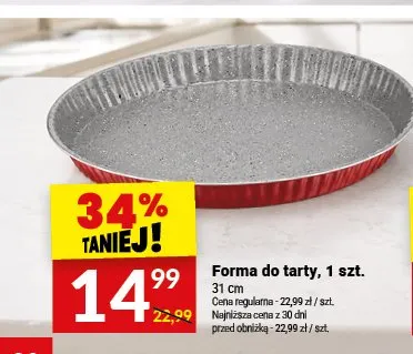 Forma do tarty 31 cm promocja w Twój Market