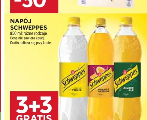 Napój gazowany Schweppes Orange Passion promocja w Stokrotka