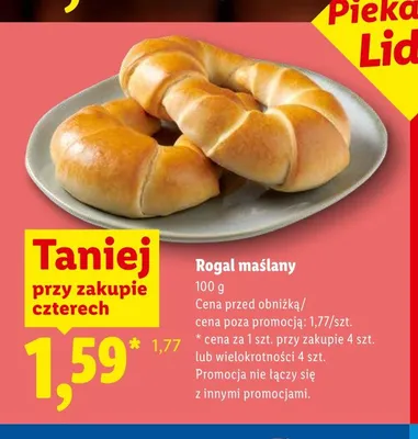Rogal maślany promocja w Lidl