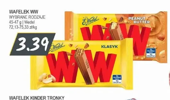 Wafelek WW Klasyk E.Wedel promocja w Słoneczko
