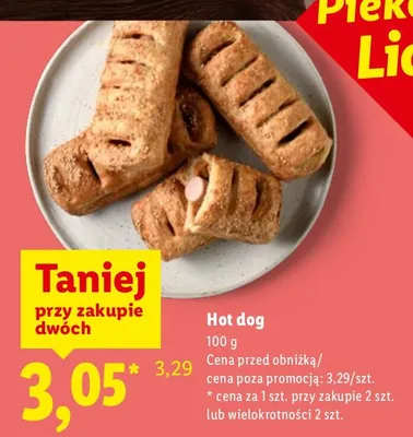Hot dog promocja w Lidl