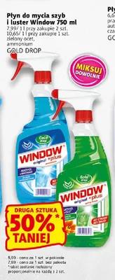 Płyn do mycia szyb i luster Window ammonium promocja w Prim Market
