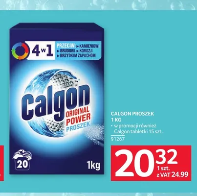 Proszek do pralki Calgon promocja w Selgros