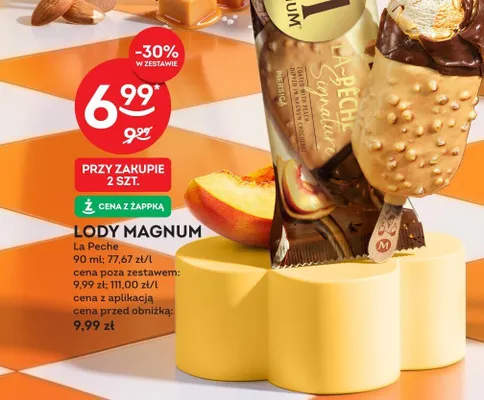 Lody Magnum La Peche Signature promocja w Żabka
