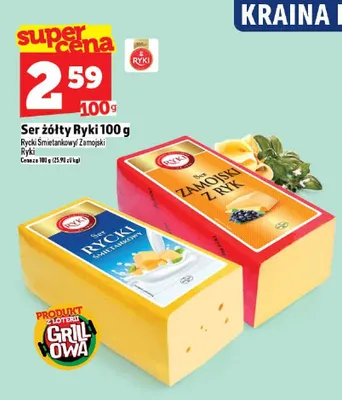Ser żółty Ryki Zamojski promocja w TOPAZ