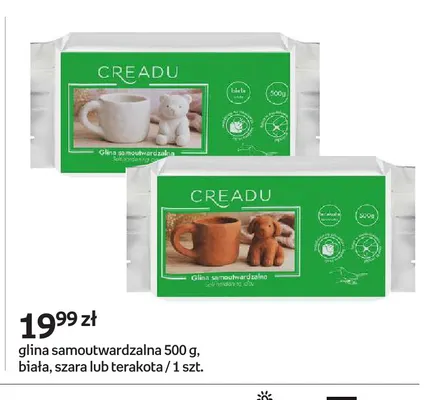 Glina samoutwardzalna biała Creadu promocja w Empik