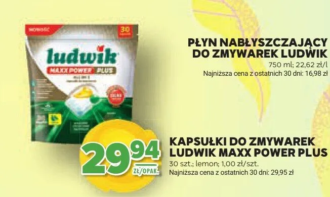 Płyn nabłyszczający do zmywarek promocja w Stokrotka