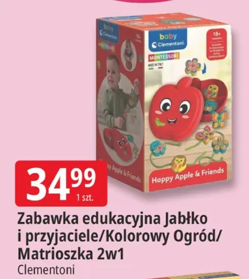 Zabawka edukacyjna Jabłko i przyjaciele Clementoni promocja w Leclerc