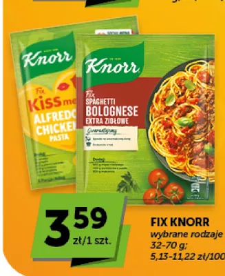 Fix Knorr Spaghetti Bolognese Extra Ziołowe promocja w Groszek