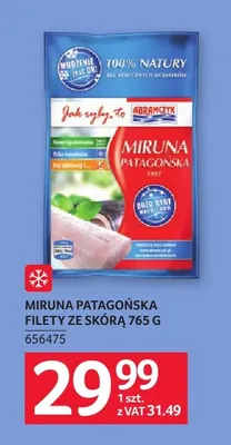 Miruna patagońska filety ze skórą Abramczyk promocja w Selgros