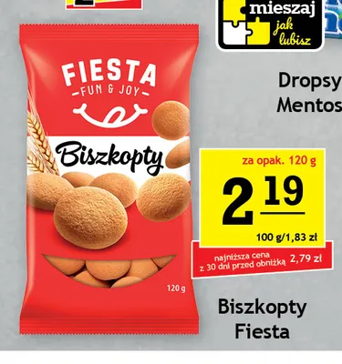 Biszkopty Fiesta promocja w Gram Market