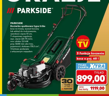 Kosiarka spalinowa Parkside promocja w Kaufland