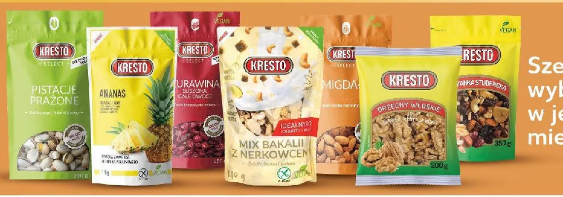 Pistacje prażone Kresto Select promocja w Kaufland