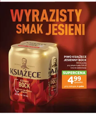 Piwo Książęce Jesienny Bock promocja w Stokrotka