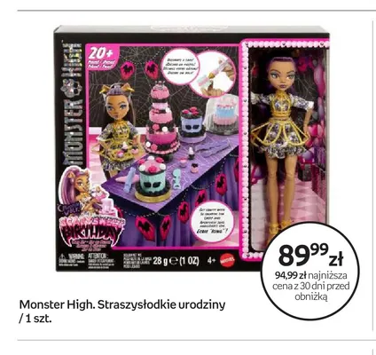 Lalka Monster High Straszysłodkie urodziny promocja w Empik