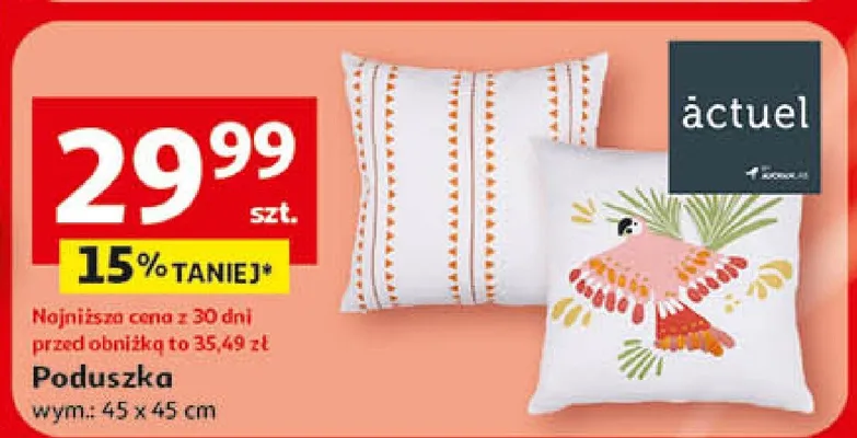 Poduszka promocja w Auchan
