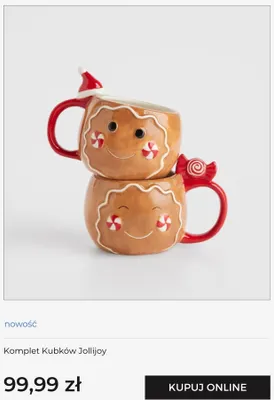 Komplet kubków Jollijoy home & you promocja w home&you