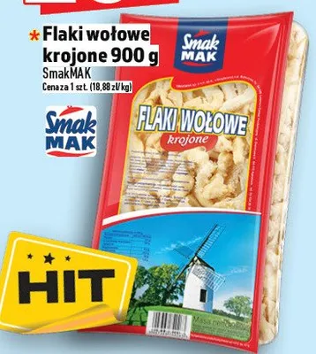 Flaki wołowe krojone promocja w TOPAZ