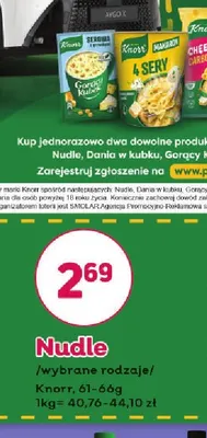 Nudle Knorr promocja w Bliski
