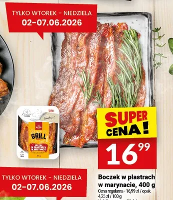 Boczek w plastrach w marynacie Białecki promocja w Twój Market
