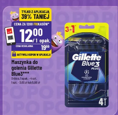 Maszynka do golenia Blue3 promocja w POLOmarket