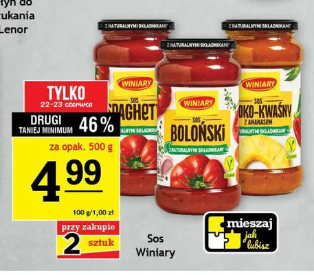 Sos Słodko-Kwaśny z ananasem Winiary promocja w Gram Market