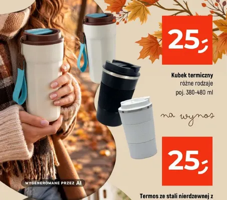 Kubek termiczny 380-480 ml promocja w Dealz