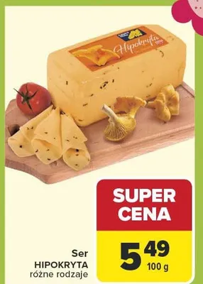 Ser Hipokryta różne rodzaje promocja w Carrefour