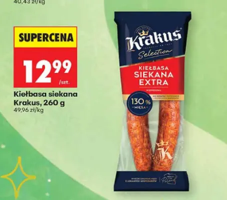 Kiełbasa siekana Krakus promocja w Biedronka