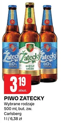 Piwo Żatecky wybrane rodzaje promocja w Chorten