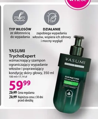 Szampon wzmacniający Yasumi TrychoExpert promocja w Hebe